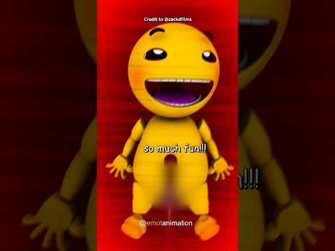 Baby Emot like spinning! 😁🍃😂 (Animation Meme) #memeanimation OG: @zackdfilms