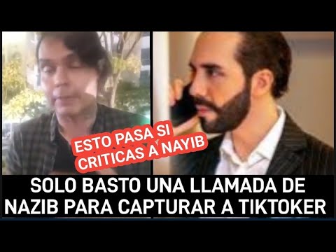 NAZIB BUKELE ORDENA A PNC CAPTURAR A YOUTUBERS QUE LO CRITIQUEN PRIMERA VICTIMA DE NUEVA LEY!