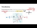 Writing Equations of Parallel and Perpendicular Lines