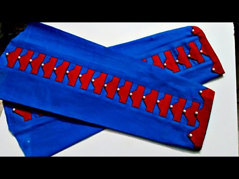 Latest Baju(Sleeves)design very easy method