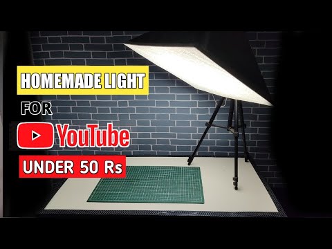 How To Make SOFT LIGHT for YouTube▶️ Very easy at Home