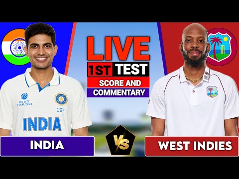Live: India vs West Indies, 1st Test day-2 | Live Cricket Score & Commentary, IND vs WI series 2025