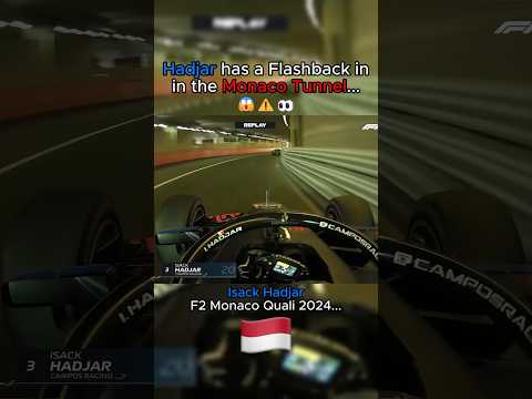 Hadjar's Monaco Tunnel Flashback 😱