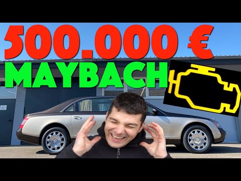 Maybach Probefahrt endet in der Werkstatt !