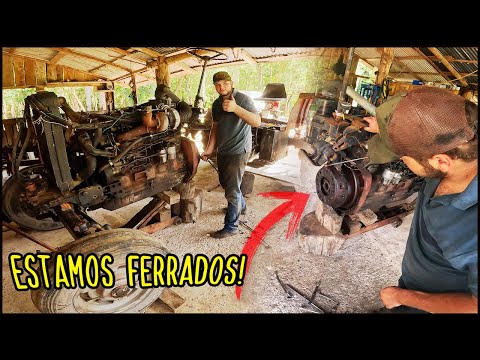 ABRIMOS O MASSEY FERGUSON 95X TURBO NO MEIO! AS NOTICIAS NÃO SÃO BOAS VAMOS TER QUE DESMONTA TUDO!