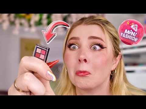 Ich schminke mich mit meinem KLEINSTEN Makeup! 🤏🏻🥹
