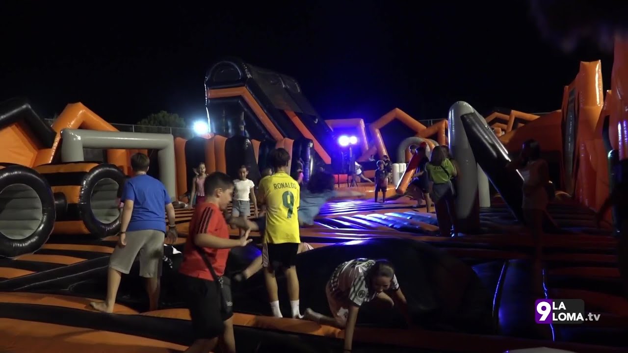 Feria de Canena 2025 · Atracción Ninja Warrior