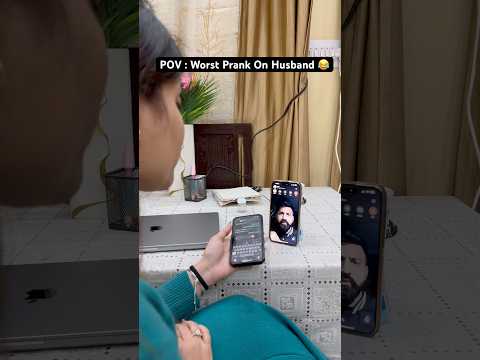 Worst Prank On Husband 😂 #rajatswati #prank #rajatbornstar #comedy #funny #prankonhusband #ytshorts