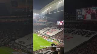 Bandeirão dos Pavilhão 9 - Corinthians x Palmeiras - Brasileirão 2026