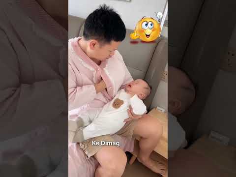 Cute Baby Drink Milk