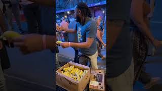 Outside the Nederlander after Jeff Ross: Take a Banana for the Ride