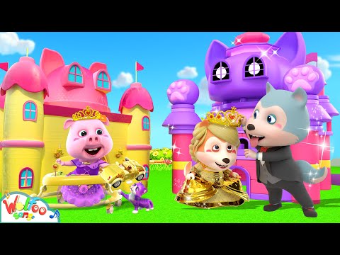 Where Is The Princess's Crown? 😱👑 The Princess Lost her Crown | Princess Songs | Wolfoo Kids Songs