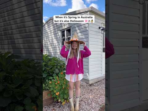 DIY Australian Spring halloween witches hat!