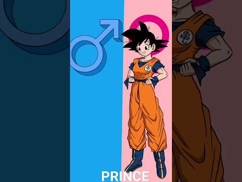 Dragon ball character Male female#anime#edite