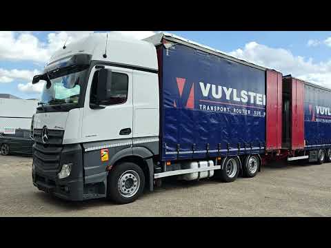 Mercedes-Benz Actros 2645 6x2 Gigaspace Euro6 + 3Axle Trailer -  115m³ VolumeCombi - Dubbele Tanks - Moffet Aansluiting - HH Vloer - SMARTTacho V2 | Vrachtwagens | Volumetransport