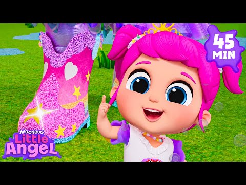 ✨My Shiny Shoes | Little Angel 😇 | Kids Learn! | Nursery Rhymes | Sing Along