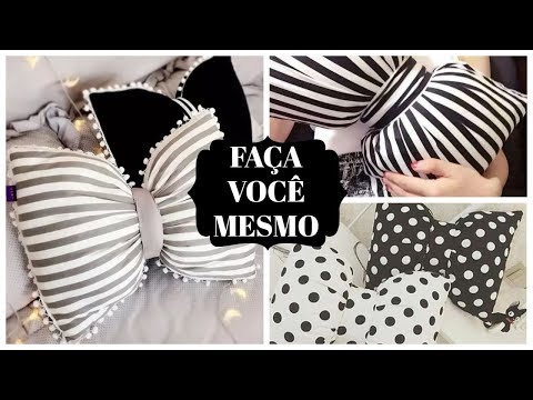 DIY | ALMOFADA DE LAÇO SEM COSTURA | Viviane Magalhães