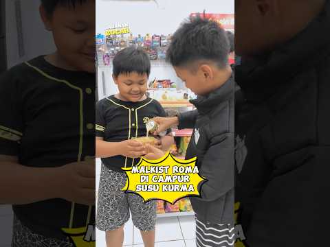 MALKIST ROMA DI CAMPUR SUSU KURMA⁉️ #shorts #jajan #jajananviral #drama #jajanan