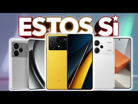 Top 7 MEJORES telefonos celulares CALIDAD-PRECIO para COMPRAR en 2024 y 2025