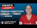 French Adjectives: Placement Patterns Explained