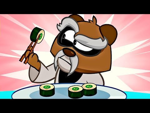 Om Nom Stories: Master Sushi Chef | Funny Cartoons For Babies on HooplaKidz TV