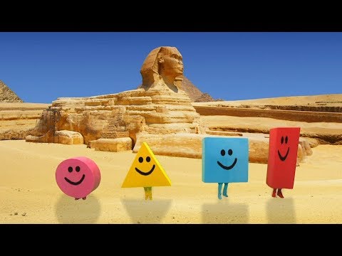 The Shapes Visit the Sphinx 🇪🇬 | Mister Maker