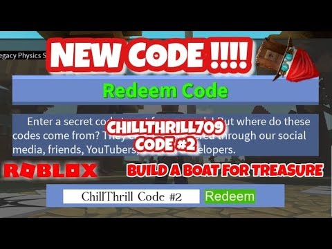 Code For Chillthrill Toy 07 2021 - roblox toys build a boat for treasure
