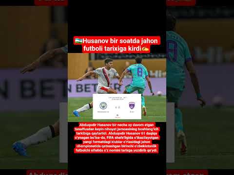 Husanov bir soatda jahon futboli tarixiga kirdi❗️#live #shorts #worldcup worl