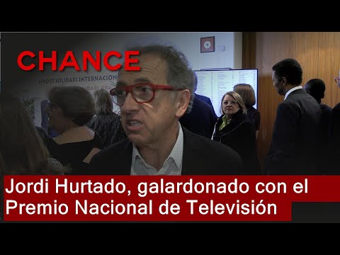 Jordi Hurtado, galardonado con el Premio Nacional de Televisión 2025