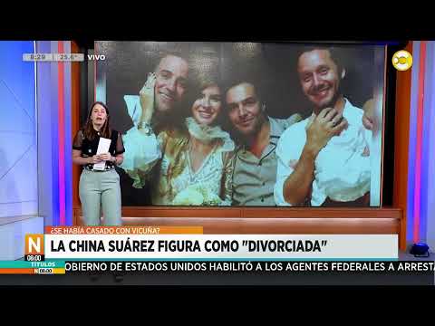 La China Suárez figura como "divorciada" │N8:00│ 22-01-25