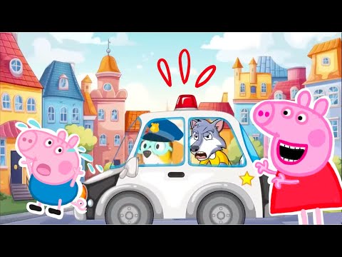 Las 7 cabritas y el lobo con Peppa Pig 🐺🐷 Cuento infantil animado