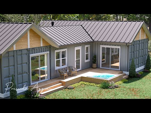 Shipping Container House - Four Bedrooms