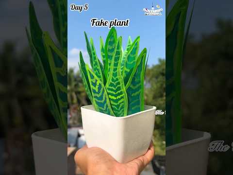 DIY Fake Plant🌳😱😱#diy #shorts