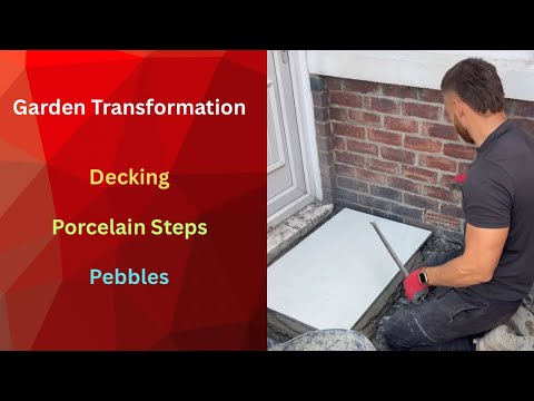 Garden Transformation | Decking | Porcelain | Pebbles