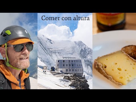 Comer con altura en el Refuge du Goûter, camino del Mont Blanc