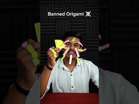 Banned Origami ☠️ #shorts