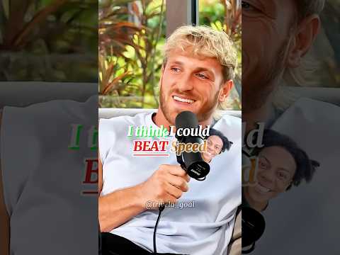 Logan Paul Claims He Can Beat Speed In A RACE! 😱🤯 #loganpaul #ishowspeed #race #shorts