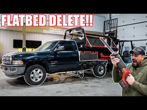 The END of The FLATTY!!! Chopping Up This Perfect 2nd Gen Cummins!!!