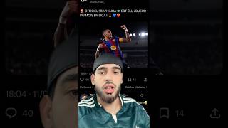 Raphinha joueur du mois en liga #football #fcbarcelona #foot