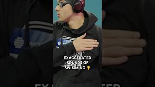 A bit of ASMR swimming sound for the weekend 👂😮‍💨 #swimming #asmr #sound #exaggerated