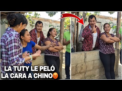 Chino le miente a Darlyn Tuty le peló la cara a Chino él estaba tomando y dice mentiras😡