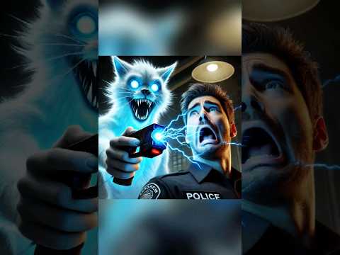 Hungry Kitten vs. Handsome Cop – Will It Make It Home? #cute #cutecat #aicat #cutecatstory #kitten
