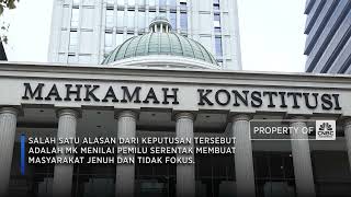 Tok! MK Putuskan Pemilu Nasional & Pilkada Dilakukan Terpisah