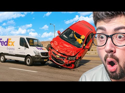 ACCIDENTES REALISTAS DE COCHES 💥 | BeamNG Drive