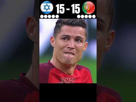 Israel vs Portugal || PENALTY SHOOTOUT ||🤯🔥 IMAGINARY MATCH 2027 ||🥶 #shorts #cr7  #football