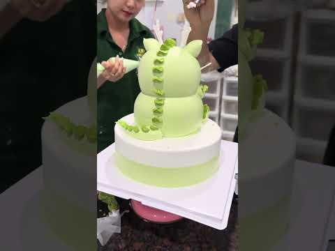 Bánh Kem Rồng 3D làm có khó không ? Is 3D Dragon Cream Cake difficult to make?