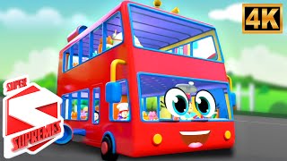 The Wheels on the Bus Nursery Rhyme & Kindergarten Songs for Babies