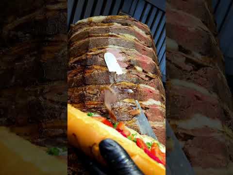 ساندوتش شاورما لحمة بالفينو😋👌🏻