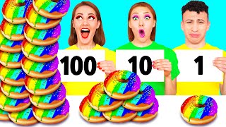 100 Layers of Food Challenge | Funny Situations by RaPaPa Challenge