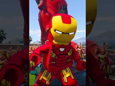 GTA-V Hulk Saved Ironman life #shorts #gta5 #ironman #magnetgamer #funnyvideo